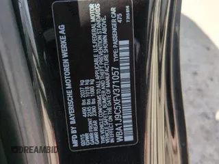 2015 BMW 2 Series M235i xDrive with VIN WBA1J9C5XFV371057, listed as a Copart auction lot 51994765 with 189,788 mi miles and Salvage Title. Bid and sale history available at carsss.com. Image 12.