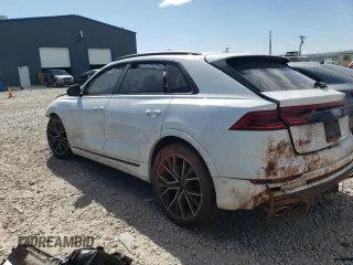 2021 Audi SQ8 Prestige z VIN WA1CWBF16MD008913, wystawiony jako Copart lot #64311523 z przebiegiem Nie podano mil oraz . Historia ofert i sprzedaży dostępna na DreamBid. Obrazek 2.