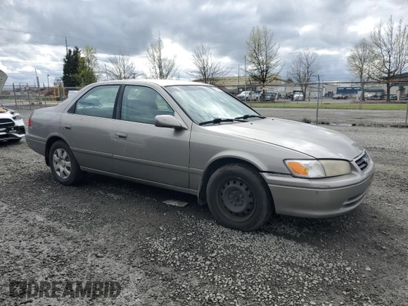 2001 Toyota Camry CE with VIN JT2BG22K810542441, listed as a Copart auction lot 52969515 with 251,008 mi miles and Salvage Title. Bid and sale history available at DreamBid. Image 4.