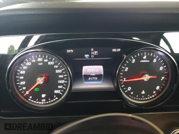 2017 Mercedes-Benz E 300 Luxury with VIN WDDZF4JB9HA067009, listed as a Copart auction lot 60285755 with 81,776 mi miles and Salvage title. Bid and sale history available at DreamBid. Image 9.