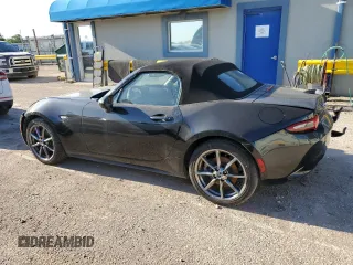 2017 Mazda MX-5 Miata Grand Touring with VIN JM1NDAD79H0120768, listed as a Copart auction lot 56358655 with 39,504 mi miles and Salvage title. Bid and sale history available at DreamBid. Image 2.