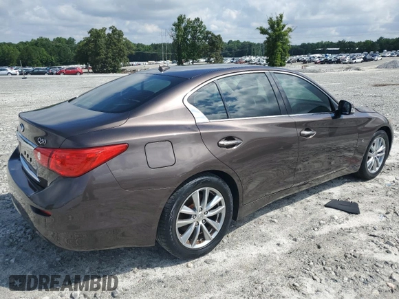 2017 Infiniti Q50 Sport with VIN JN1EV7AP1HM734603, listed as a Copart auction lot 63349095 with 153,113 mi miles and Clean title. Bid and sale history available at DreamBid. Image 3.