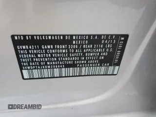 2013 Volkswagen Jetta SE z VIN 3VWDP7AJXDM296643, wystawiony jako Copart lot #60992095 z przebiegiem 159 637 mil mil oraz Szkoda całkowita • Salvage title. Historia ofert i sprzedaży dostępna na DreamBid. Obrazek 12.