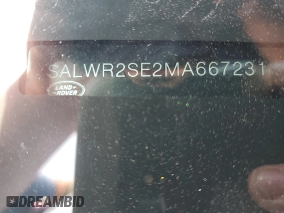 2020 Land Rover Range Rover P525 HSE with VIN SALGS2SE1LA594442, listed as a Copart auction lot 55792435 with 24,799 mi miles and Clean title. Bid and sale history available at DreamBid. Image 10.
