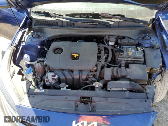 2022 Kia Forte LXS with VIN 3KPF24ADXNE463839, listed as a Copart auction lot 50041655 with 38,059 mi miles and Non Repairable. Bid and sale history available at DreamBid. Image 11.