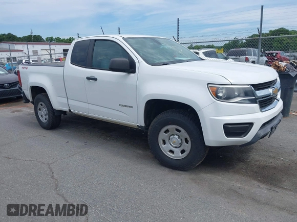 2019 Chevrolet Colorado 4WD Work Truck z VIN 1GCHTBEA5K1221307, wystawiony jako IAAI lot #42273653 z przebiegiem 94 746 mil mil oraz . Historia ofert i sprzedaży dostępna na DreamBid. Obrazek 1.