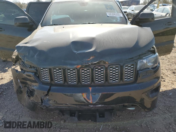 2019 Jeep Grand Cherokee Upland with VIN 1C4RJFAGXKC590227, listed as a Copart auction lot 48396355 with 104,850 mi miles and Salvage Title. Bid and sale history available at DreamBid. Image 12.