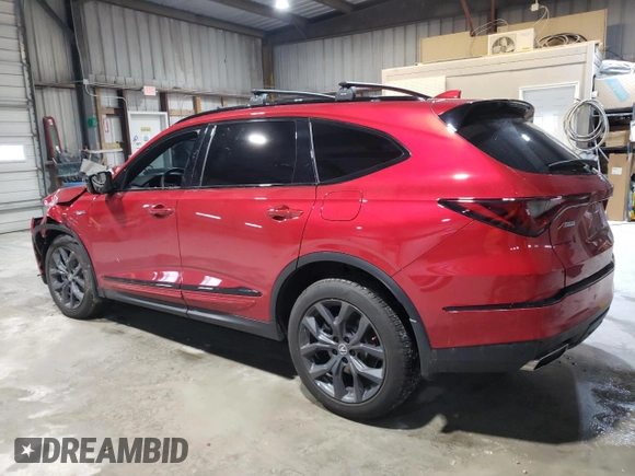 2023 Acura MDX w/A-Spec Package with VIN 5J8YE1H04PL040249, listed as a Copart auction lot 44344885 with Not Provided miles and Salvage Title. Bid and sale history available at DreamBid. Image 2.