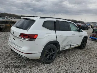 2021 Volkswagen Atlas SE with VIN 1V2RR2CA7MC594764, listed as a Copart auction lot 48194935 with 88,122 mi miles and Salvage title. Bid and sale history available at DreamBid. Image 3.