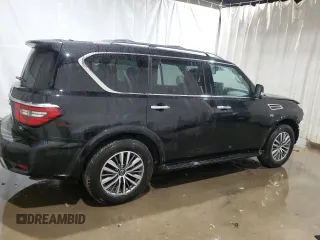 2022 Nissan Armada SL with VIN JN8AY2BD7N9676218, listed as a Copart auction lot 40213324 with 37,646 mi miles. Bid and sale history available at carsss.com. Image 3.