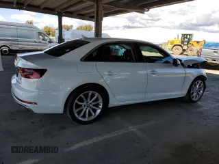 2019 Audi A4 Premium Plus with VIN WAUENAF45KN005138, listed as a Copart auction lot 48178835 with 44,744 mi miles and Salvage Title. Bid and sale history available at carsss.com. Image 3.