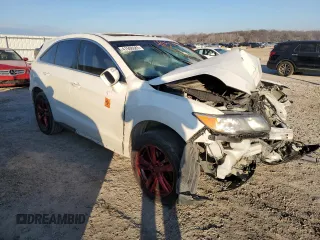 2015 Acura RDX with VIN 5J8TB4H3XFL025123, listed as a Copart auction lot 41508685 with 0 mi miles and Salvage Title. Bid and sale history available at carsss.com. Image 4.