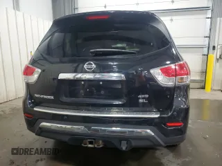 2015 Nissan Pathfinder Platinum with VIN 5N1AR2MM1FC700700, listed as a Copart auction lot 56637765 with 201,149 mi miles and Salvage title. Bid and sale history available at DreamBid. Image 6.