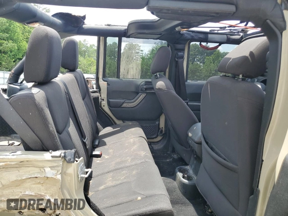 2017 Jeep Wrangler Unlimited Sport with VIN 1C4BJWDG3HL570469, listed as a Copart auction lot 60598025 with 83,261 mi miles and Salvage title. Bid and sale history available at DreamBid. Image 11.