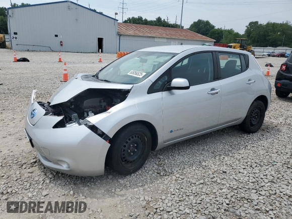 2017 Nissan LEAF SL with VIN 1N4BZ0CP2HC301120, listed as a Copart auction lot 65056525 with Not provided miles and Clean title. Bid and sale history available at DreamBid. Image 1.