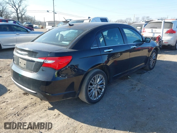 2011 Chrysler 200 Limited with VIN 1C3BC2FB1BN600721, listed as a IAAI auction lot 41704752 with 115,826 mi miles and . Bid and sale history available at DreamBid. Image 4.