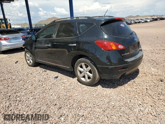 2009 Nissan Murano SL with VIN JN8AZ18U49W018975, listed as a Copart auction lot 66739744 with 248,219 mi miles and Salvage Title. Bid and sale history available at carsss.com. Image 2.
