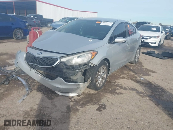 2016 Kia Forte LX with VIN KNAFK4A66G5585773, listed as a IAAI auction lot 41086399 with 1 mi miles. Bid and sale history available at carsss.com. Image 16.