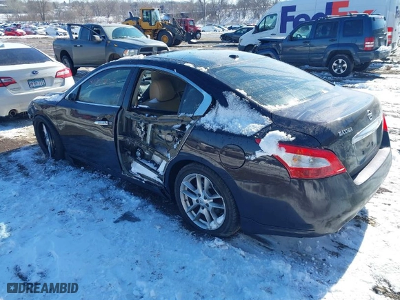 2011 Nissan Maxima 3.5 S with VIN 1N4AA5AP7BC802031, listed as a IAAI auction lot 41717937 with 143,548 mi miles. Bid and sale history available at carsss.com. Image 3.