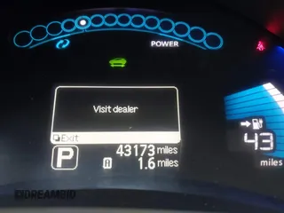 2012 Nissan LEAF SL with VIN JN1AZ0CPXCT022337, listed as a IAAI auction lot 40299658 with 43,173 mi miles. Bid and sale history available at carsss.com. Image 12.
