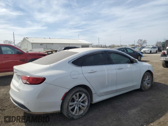 2015 Chrysler 200 Limited with VIN 1C3CCCAB1FN612827, listed as a Copart auction lot 49510185 with 112,217 mi miles and Salvage Title. Bid and sale history available at carsss.com. Image 3.