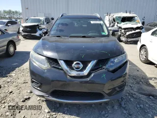 2014 Nissan Rogue SV with VIN 5N1AT2MV3EC866306, listed as a Copart auction lot 53285165 with 122,054 mi miles and Salvage Title. Bid and sale history available at carsss.com. Image 5.