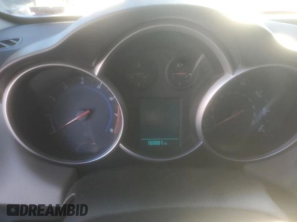 2014 Chevrolet Cruze LS with VIN 1G1PA5SH6E7147426, listed as a Copart auction lot 44770605 with 160,001 mi miles and Salvage Title. Bid and sale history available at carsss.com. Image 9.