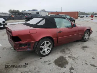 1997 Mercedes-Benz SL-Class with VIN WDBFA67F7VF154440, listed as a Copart auction lot 89329915 with 142,966 mi miles and Salvage Title. Bid and sale history available at carsss.com. Image 3.