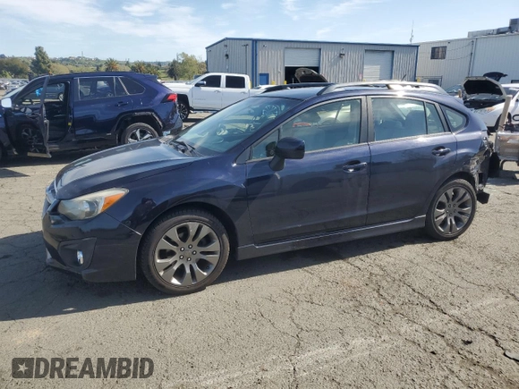 2014 Subaru Impreza Wagon 2.0i Sport Premium with VIN JF1GPAL62EH231979, listed as a Copart auction lot 51827025 with 218,189 mi miles and Salvage Title. Bid and sale history available at carsss.com. Image 1.