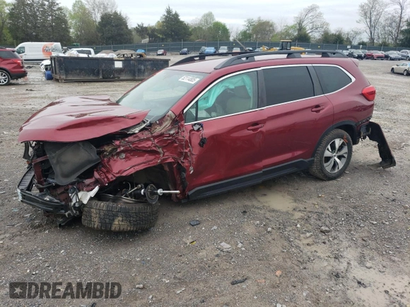 2019 Subaru Ascent Premium with VIN 4S4WMAFD8K3480008, listed as a Copart auction lot 52114805 with 113,097 mi miles and Salvage title. Bid and sale history available at DreamBid. Image 1.