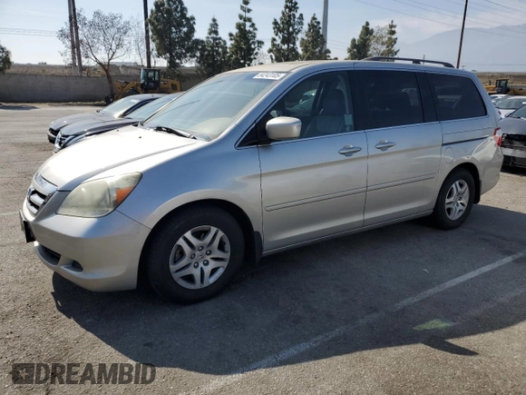 2007 Honda Odyssey EX-L with VIN 5FNRL38727B107578, listed as a Copart auction lot 54243105 with 181,524 mi miles and Salvage Title. Bid and sale history available at carsss.com. Image 1.