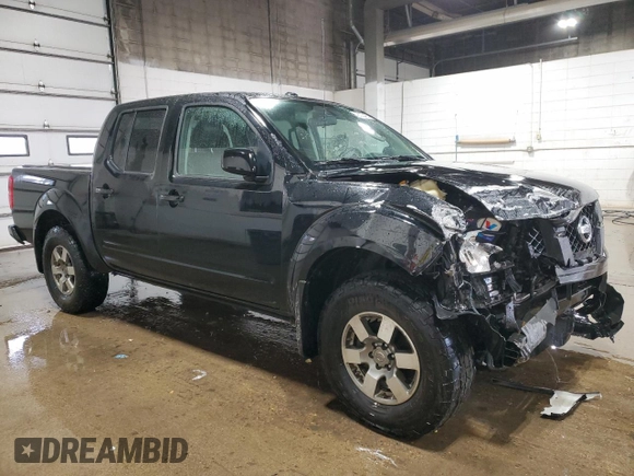 2010 Nissan Frontier LE with VIN 1N6AD0EV6AC412658, listed as a Copart auction lot 42023495 with 95,141 mi miles and Salvage title. Bid and sale history available at DreamBid. Image 4.