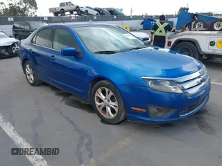 2012 Ford Fusion SE with VIN 3FAHP0HA9CR351141, listed as a IAAI auction lot 42140427 with 219,049 mi miles. Bid and sale history available at carsss.com. Image 1.