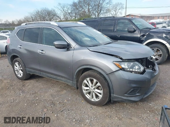 2016 Nissan Rogue S with VIN KNMAT2MT2GP688080, listed as a IAAI auction lot 41850598 with 202,507 mi miles and . Bid and sale history available at DreamBid. Image 1.