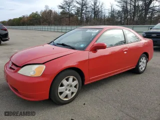 2001 Honda Civic EX with VIN 1HGEM22971L118856, listed as a Copart auction lot 53528605 with 195,412 mi miles and Salvage Title. Bid and sale history available at carsss.com. Image 1.