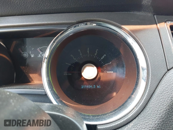 2012 Ford Mustang V6 with VIN 1ZVBP8EM1C5201733, listed as a IAAI auction lot 42162220 with 311,404 mi miles and . Bid and sale history available at DreamBid. Image 7.