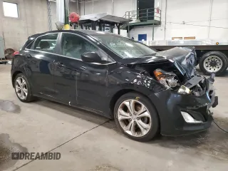 2013 Hyundai Elantra GT with VIN KMHD35LE2DU138100, listed as a Copart auction lot 55961344 with 79,144 mi miles and Salvage Title. Bid and sale history available at carsss.com. Image 4.