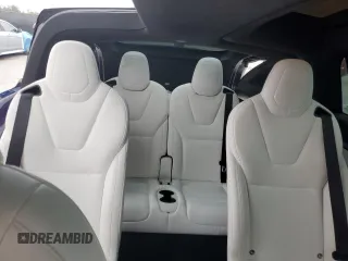 2020 Tesla Model X Long Range with VIN 5YJXCBE2XLF250234, listed as a Copart auction lot 42236365 with 63,401 mi miles and Non Repairable. Bid and sale history available at carsss.com. Image 10.