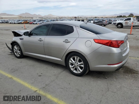 2013 Kia Optima EX with VIN 5XXGN4A72DG194005, listed as a Copart auction lot 50918085 with 80,615 mi miles and Salvage Title. Bid and sale history available at carsss.com. Image 2.