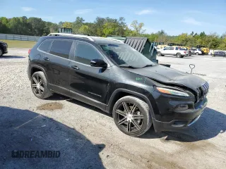 2015 Jeep Cherokee Limited with VIN 1C4PJLDS4FW678460, listed as a Copart auction lot 50733465 with 70,015 mi miles and Salvage Title. Bid and sale history available at DreamBid. Image 4.