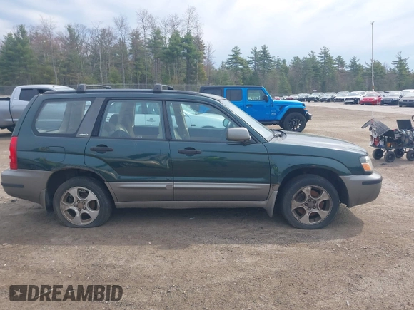 2003 Subaru Forester XS with VIN JF1SG65663H738935, listed as a IAAI auction lot 42119765 with 200,141 mi miles. Bid and sale history available at carsss.com. Image 14.