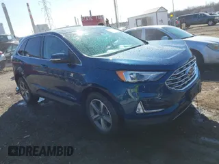 2020 Ford Edge SEL with VIN 2FMPK4J94LBA41095, listed as a IAAI auction lot 41760557 with 52,872 mi miles. Bid and sale history available at carsss.com. Image 1.