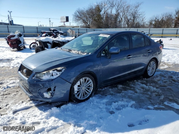 2012 Subaru Impreza Sedan 2.0i Limited with VIN JF1GJAK60CH005245, listed as a Copart auction lot 87880155 with 118,074 mi miles and Salvage Title. Bid and sale history available at carsss.com. Image 1.