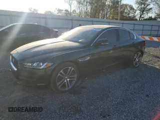 2017 Jaguar XE 35t Premium with VIN SAJAJ4BVXHCP10634, listed as a Copart auction lot 82290044 with 87,410 mi miles and Salvage Title. Bid and sale history available at carsss.com. Image 1.