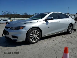 2016 Chevrolet Malibu LT with VIN 1G1ZE5ST2GF342028, listed as a Copart auction lot 51537785 with 52,280 mi miles and Salvage Title. Bid and sale history available at carsss.com. Image 1.