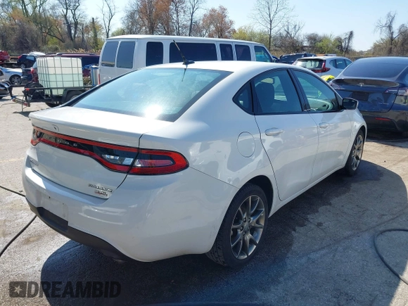 2014 Dodge Dart SXT with VIN 1C3CDFBB1ED926544, listed as a IAAI auction lot 41936321 with 82,897 mi miles. Bid and sale history available at carsss.com. Image 4.