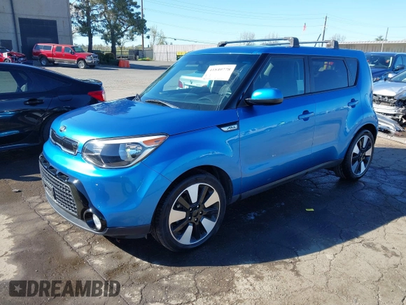 2016 Kia Soul + with VIN KNDJP3A56G7360757, listed as a IAAI auction lot 41840778 with 82,399 mi miles. Bid and sale history available at carsss.com. Image 18.