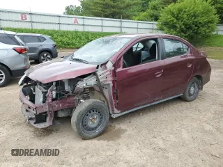 2024 Mitsubishi Mirage ES with VIN ML32FUFJ3RHF09874, listed as a Copart auction lot 62176485 with 18,130 mi miles and Clean title. Bid and sale history available at DreamBid. Image 1.