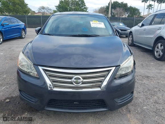 2014 Nissan Sentra SR with VIN 3N1AB7AP0EY327405, listed as a IAAI auction lot 41634407 with 139,637 mi miles. Bid and sale history available at carsss.com. Image 12.