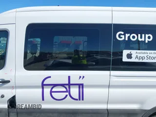 2024 Ford Transit Passenger XL with VIN 1FBAX2C89PKB52360, listed as a IAAI auction lot 41381594 with 43,067 mi miles and . Bid and sale history available at DreamBid. Image 14.